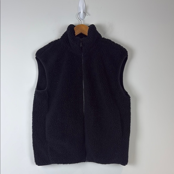 Uniqlo Black Fleece Zip-Up Vest Size Medium - Picture 1 of 5